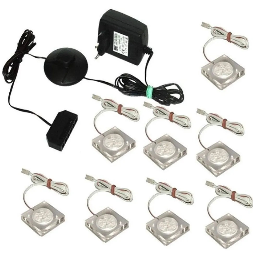 Oświetlenie Mebelbos LED 8x Stik
