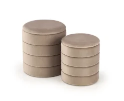 PACHO zestaw 2 puf, beżowy (1p=1set)1 sztuka