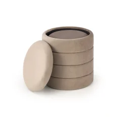 PACHO zestaw 2 puf, beżowy (1p=1set)1 sztuka