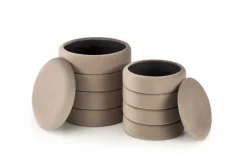 PACHO zestaw 2 puf, beżowy (1p=1set)1 sztuka