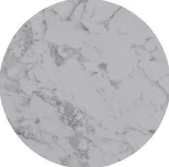 PAOLA zestaw 2 ław, marmur / srebrny (1p=1szt)1 sztuka