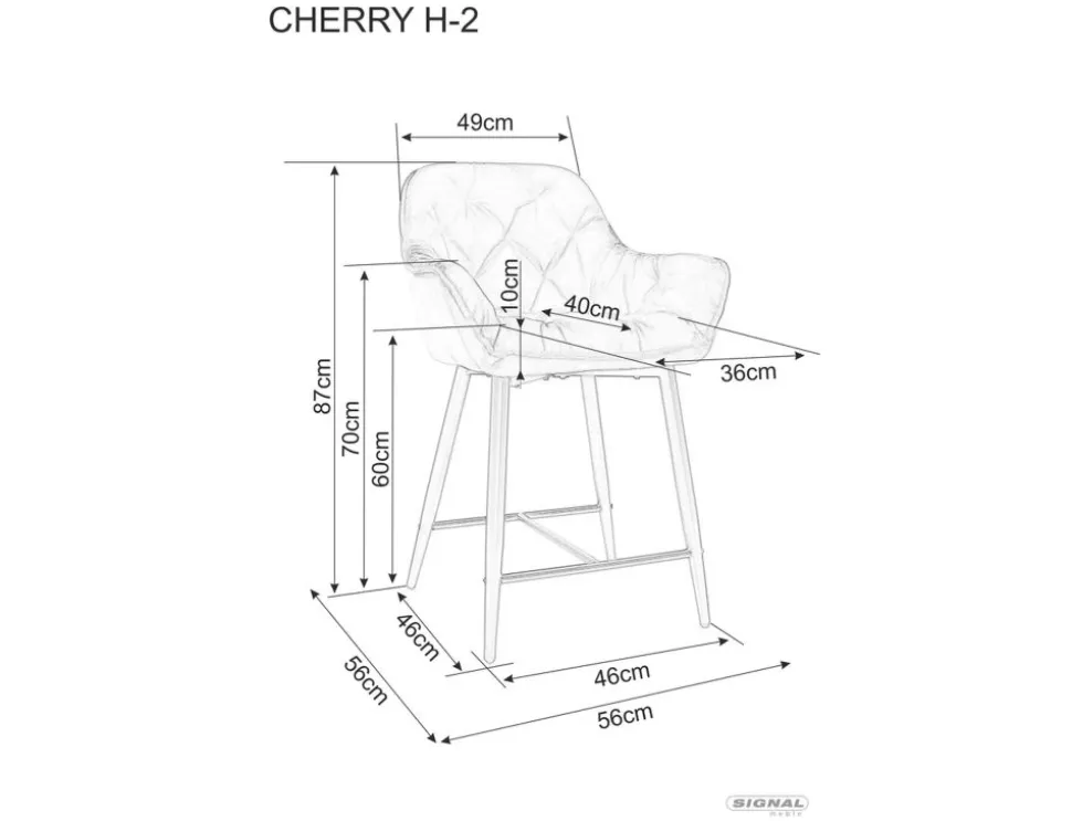 Półhoker Cherry H-2 Velvet