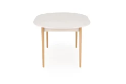 PIVOT stół rozkładany 102-142x102x75 cm, blat - kaszmir, nogi - naturalny (1p=1szt)1 sztuka
