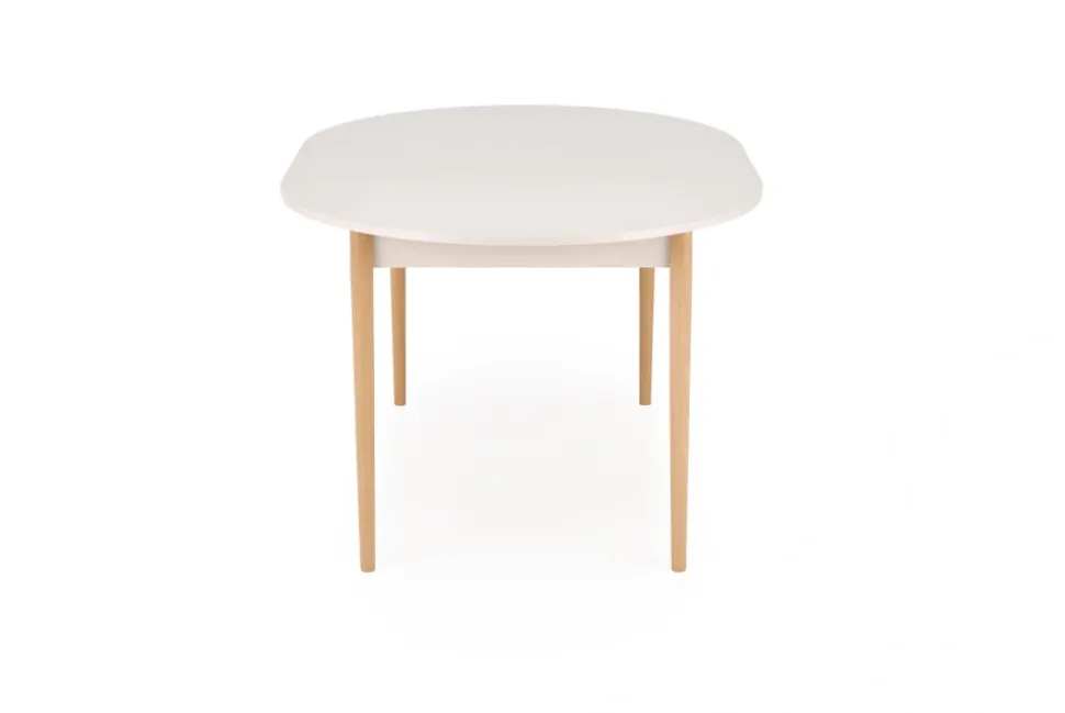 PIVOT stół rozkładany 102-142x102x75 cm, blat - kaszmir, nogi - naturalny (1p=1szt)1 sztuka