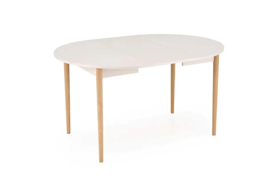 PIVOT stół rozkładany 102-142x102x75 cm, blat - kaszmir, nogi - naturalny (1p=1szt)1 sztuka