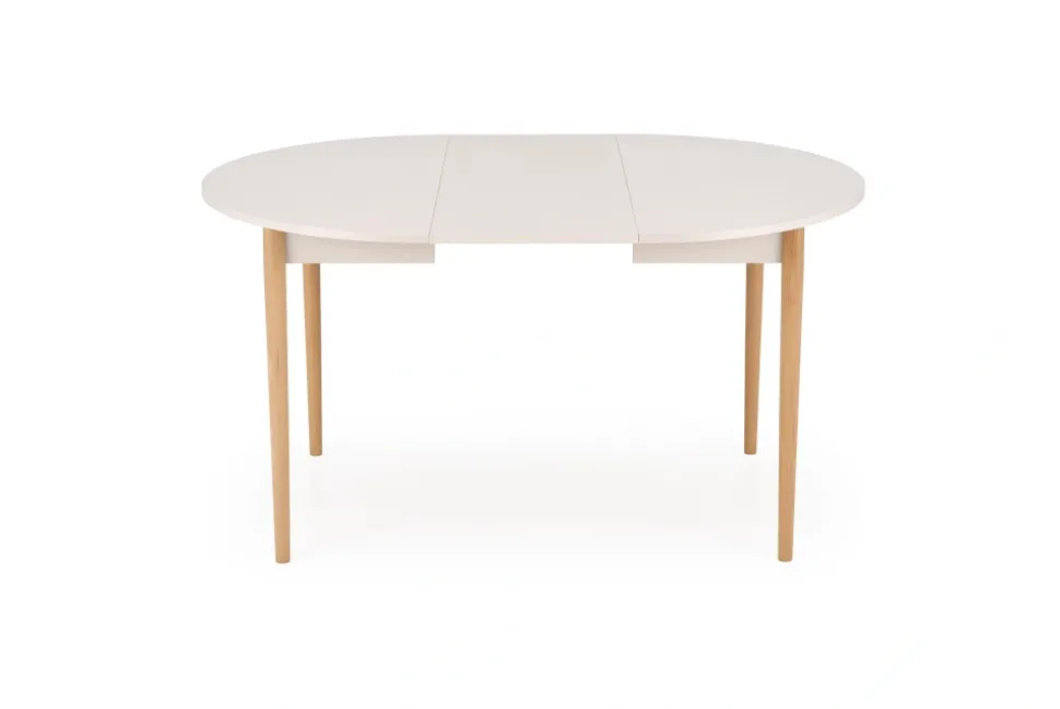 PIVOT stół rozkładany 102-142x102x75 cm, blat - kaszmir, nogi - naturalny (1p=1szt)1 sztuka