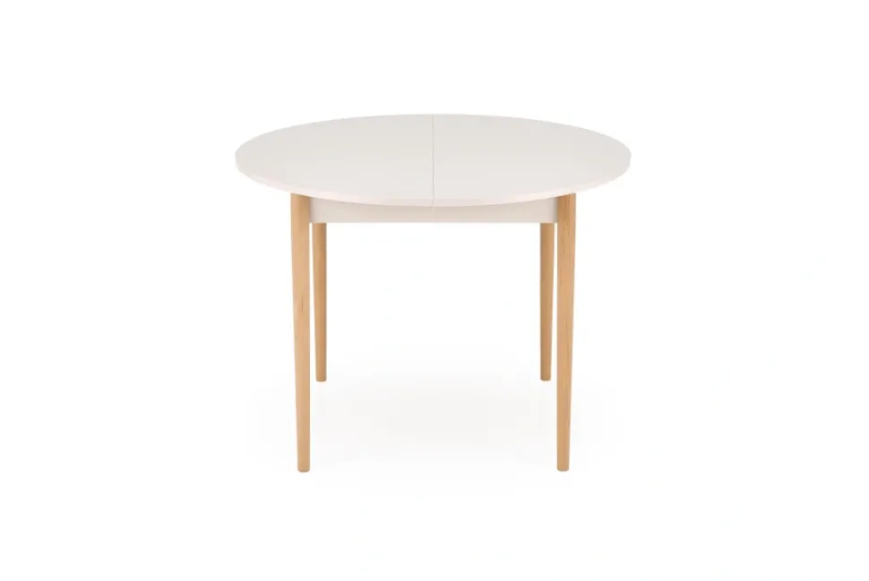 PIVOT stół rozkładany 102-142x102x75 cm, blat - kaszmir, nogi - naturalny (1p=1szt)1 sztuka