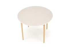 PIVOT stół rozkładany 102-142x102x75 cm, blat - kaszmir, nogi - naturalny (1p=1szt)1 sztuka