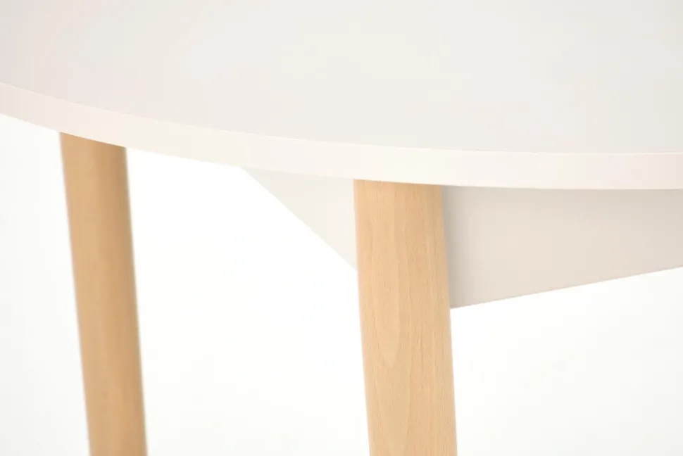 PIVOT stół rozkładany 102-142x102x75 cm, blat - kaszmir, nogi - naturalny (1p=1szt)1 sztuka