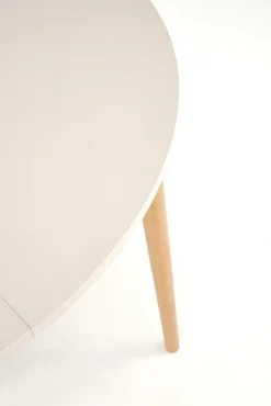 PIVOT stół rozkładany 102-142x102x75 cm, blat - kaszmir, nogi - naturalny (1p=1szt)1 sztuka