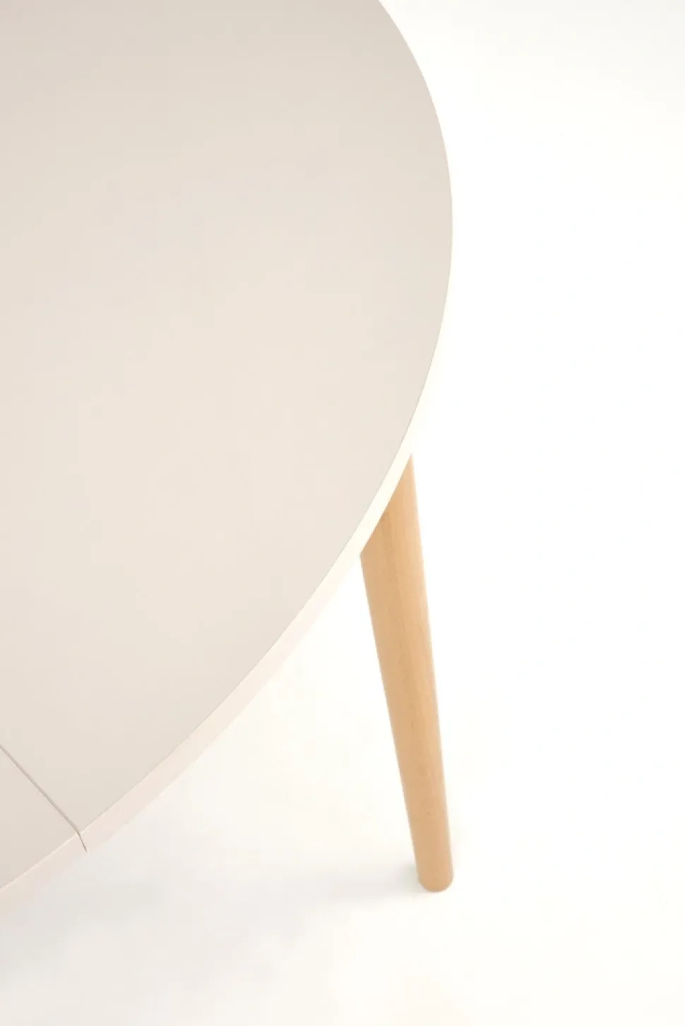 PIVOT stół rozkładany 102-142x102x75 cm, blat - kaszmir, nogi - naturalny (1p=1szt)1 sztuka
