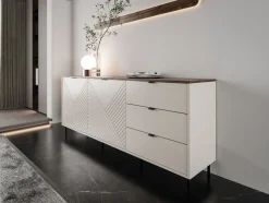 Półka wisząca 150 cm EVO kaszmir / dąb castello EO-10