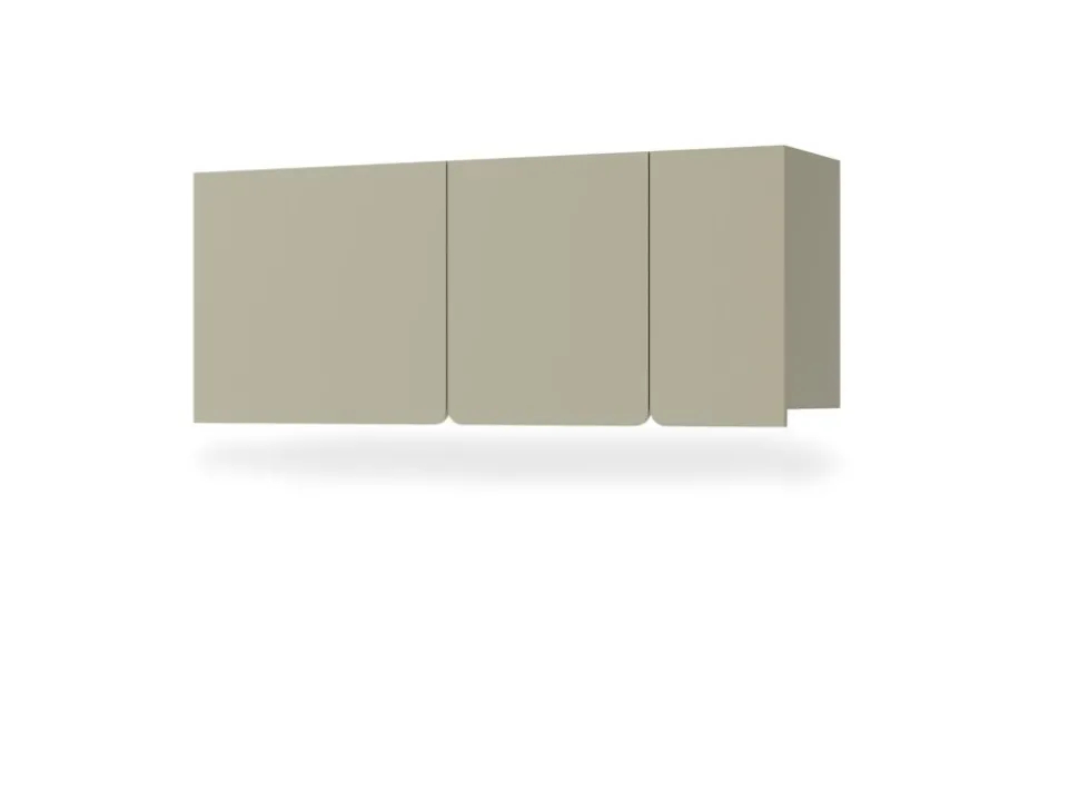 Półka wisząca z szafką 120 cm Luca LC12 eukaliptus
