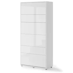 PÓŁKOTAPCZAN PIONOWY BIAŁY POŁYSK BC-03 BED CONCEPT Lenart