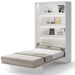 PÓŁKOTAPCZAN PIONOWY BIAŁY POŁYSK BC-02 BED CONCEPT Lenart