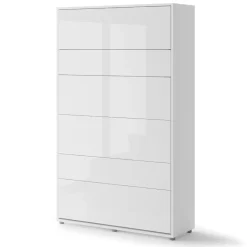 PÓŁKOTAPCZAN PIONOWY BIAŁY POŁYSK BC-02 BED CONCEPT Lenart