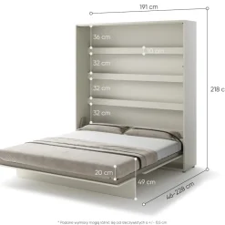 PÓŁKOTAPCZAN PIONOWY KASZMIR BC-13 BED CONCEPT Lenart