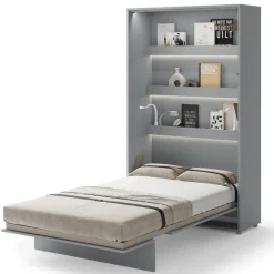 PÓŁKOTAPCZAN PIONOWY SZARY BC-02 BED CONCEPT Lenart