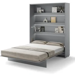 PÓŁKOTAPCZAN PIONOWY SZARY BC-12 BED CONCEPT Lenart