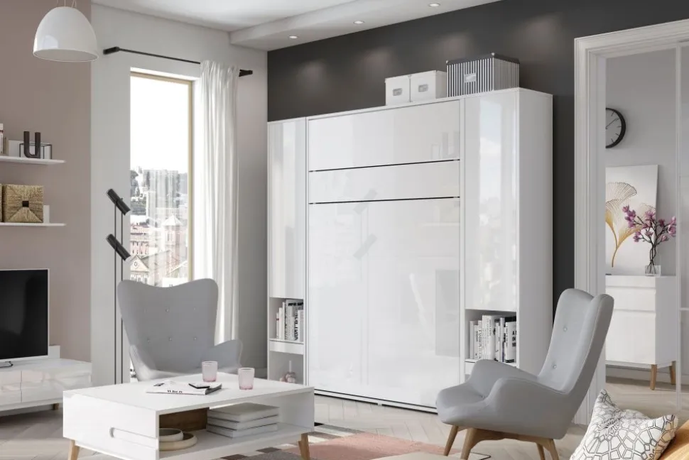 PÓŁKOTAPCZAN PIONOWY SZARY BC-13 BED CONCEPT Lenart
