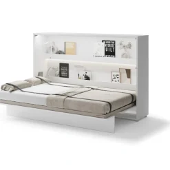 PÓŁKOTAPCZAN POZIOMY BIAŁY BC-05 BED CONCEPT Lenart