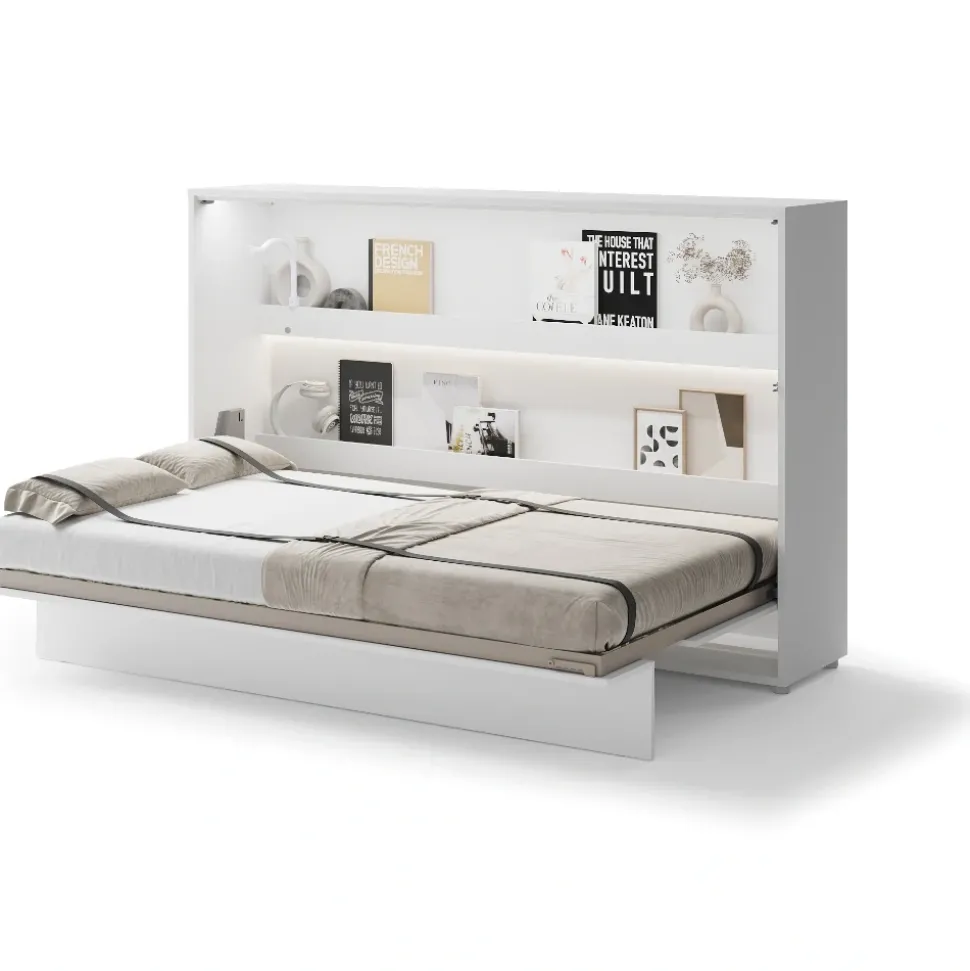 PÓŁKOTAPCZAN POZIOMY BIAŁY BC-05 BED CONCEPT Lenart