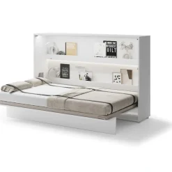 PÓŁKOTAPCZAN POZIOMY BIAŁY POŁYSK BC-05 BED CONCEPT Lenart