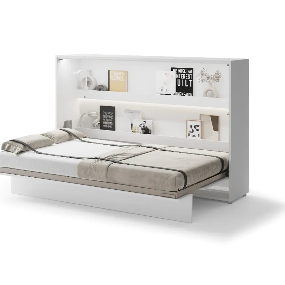 PÓŁKOTAPCZAN POZIOMY BIAŁY POŁYSK BC-05 BED CONCEPT Lenart