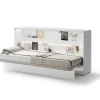 PÓŁKOTAPCZAN POZIOMY BIAŁY POŁYSK BC-06 BED CONCEPT Lenart