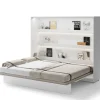 PÓŁKOTAPCZAN POZIOMY BIAŁY POŁYSK BC-14 BED CONCEPT Lenart