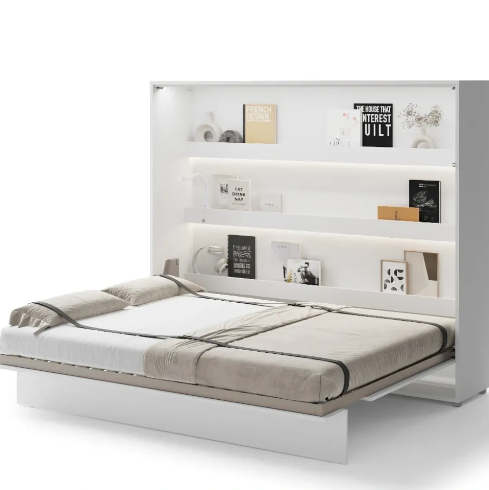 PÓŁKOTAPCZAN POZIOMY BIAŁY POŁYSK BC-14 BED CONCEPT Lenart