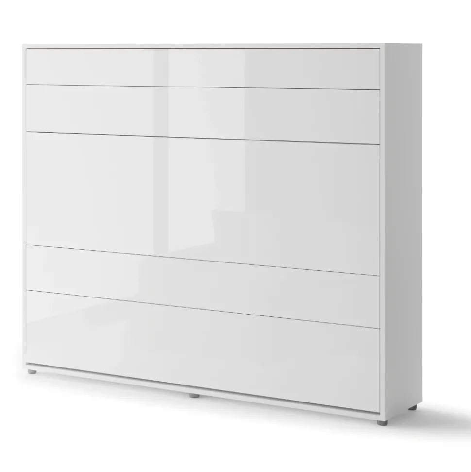 PÓŁKOTAPCZAN POZIOMY BIAŁY POŁYSK BC-14 BED CONCEPT Lenart