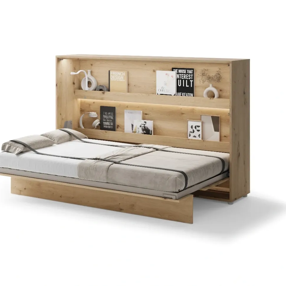 PÓŁKOTAPCZAN POZIOMY DĄB ARTISAN BC-05 BED CONCEPT Lenart