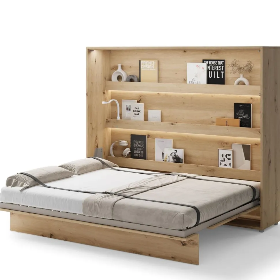 PÓŁKOTAPCZAN POZIOMY DĄB ARTISAN BC-14 BED CONCEPT Lenart