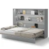 PÓŁKOTAPCZAN POZIOMY SZARY BC-04 BED CONCEPT Lenart