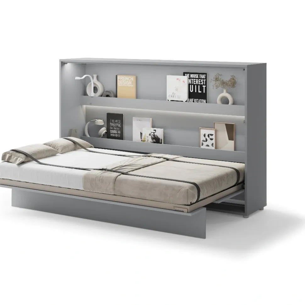 PÓŁKOTAPCZAN POZIOMY SZARY BC-05 BED CONCEPT Lenart