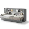 PÓŁKOTAPCZAN POZIOMY SZARY BC-06 BED CONCEPT Lenart