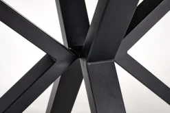 PLATAN stół rozkładany, biały marmur / czarny (2p=1szt)1 sztuka