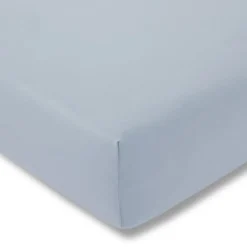 Prześcieradło bawełniane 160x200cm o splocie jerseyowym w kolorze niebieskim