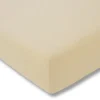 Prześcieradło bawełniane 180x200cm o splocie jerseyowym w kolorze brązowym