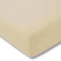 Prześcieradło bawełniane 180x200cm o splocie jerseyowym w kolorze brązowym