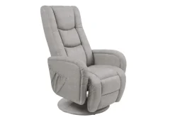 PULSAR 2 recliner z funkcją masażu popielaty1 sztuka