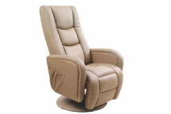 PULSAR recliner z funkcją masażu beżowy1 sztuka