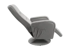PULSAR recliner z funkcją masażu popielaty1 sztuka