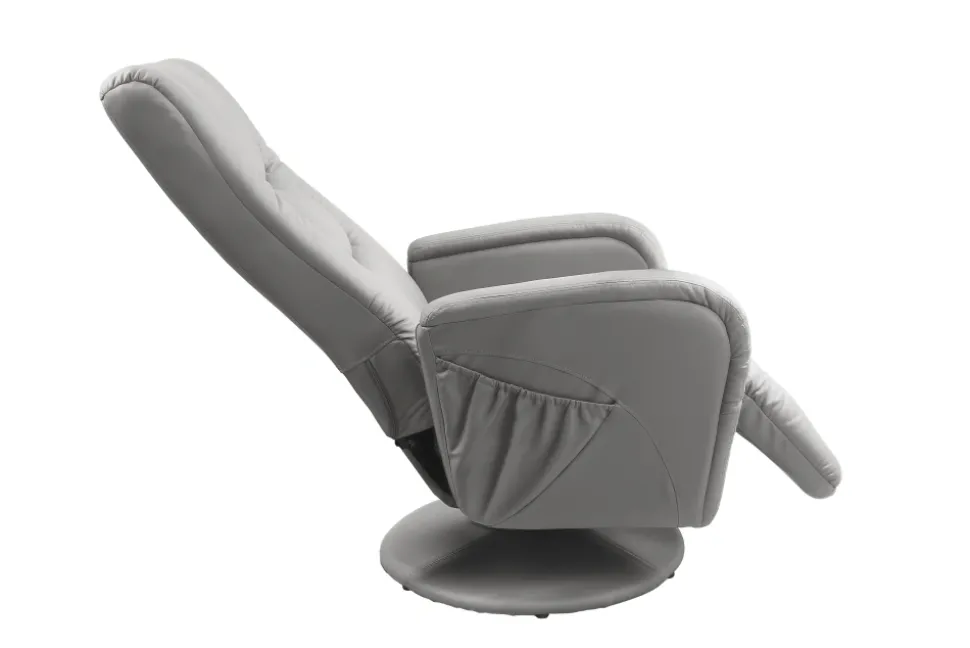 PULSAR recliner z funkcją masażu popielaty1 sztuka