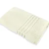 Ręcznik frotte 50x90cm 100% bawełna biały ozdobiony tasiemką