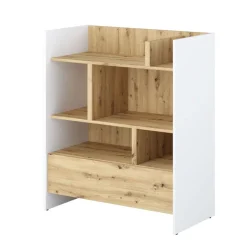 REGAŁ BC-25 DO PÓŁKOTAPCZANU DĄB ARTISAN / BIAŁY 92x108 BED CONCEPT Lenart