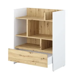 REGAŁ BC-25 DO PÓŁKOTAPCZANU DĄB ARTISAN / BIAŁY 92x108 BED CONCEPT Lenart