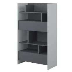REGAŁ BC-27 DO PÓŁKOTAPCZANU GRAFITOWY / SZARY 92x158 BED CONCEPT Lenart