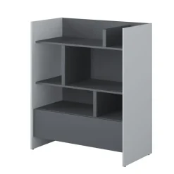 REGAŁ BC-25 DO PÓŁKOTAPCZANU GRAFITOWY / SZARY 92x108 BED CONCEPT Lenart